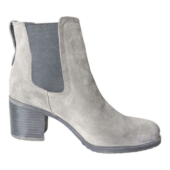 SAM EDELMAN Hanley Grey Suede Chelsea Boot Size 8.5 - Picture 8 of 12